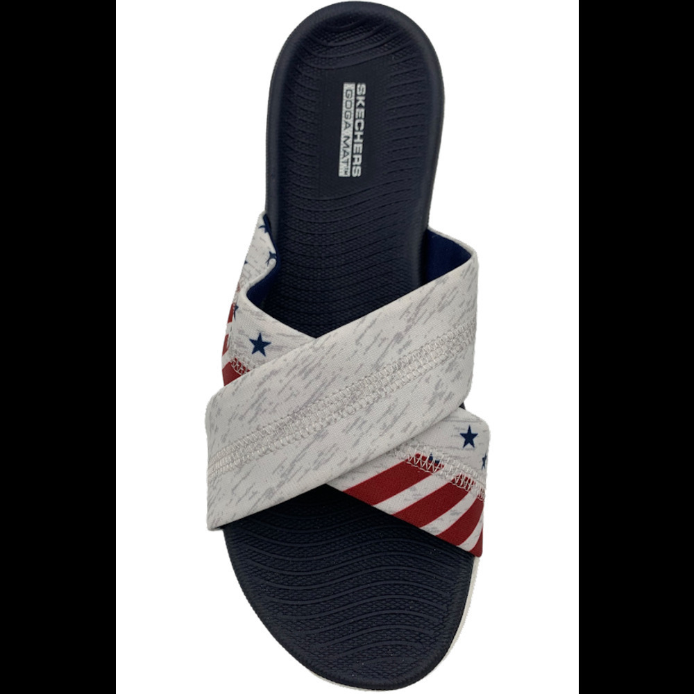 Skechers On-the-GO Washable Slide Sandals Unity White - Medium - Picture 3 of 3